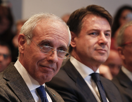 Paolo Scudieri e Giuseppe Conte: tra il presidente di Anfia ed il primo ministro esiste un rapporto di reciproca stima