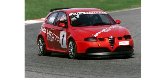 147 GTA, una delle tante. L'ultima a correre in pista pur senza glorie da campionato vero