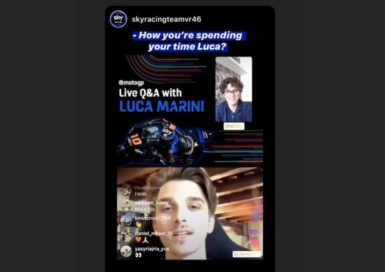 Luca Marini su Instagram: I miei miti? Valentino e il Mugello Luca Marini su Instagram: I miei miti? Valentino e il Mugello