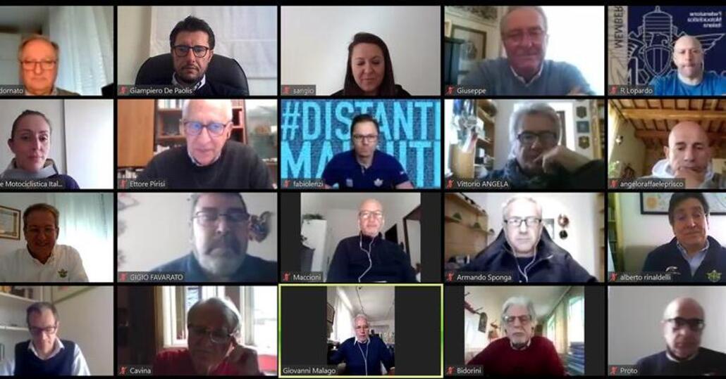 Il Consiglio Federale FMI con Viegas (FIM) e Malagò (CONI)