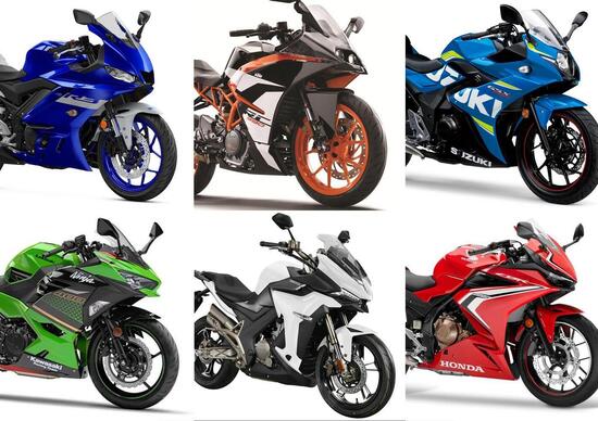 Moto, consigli per gli acquisti: 6 sportive sotto i 500 cc Moto, consigli per gli acquisti: 6 sportive sotto i 500 cc