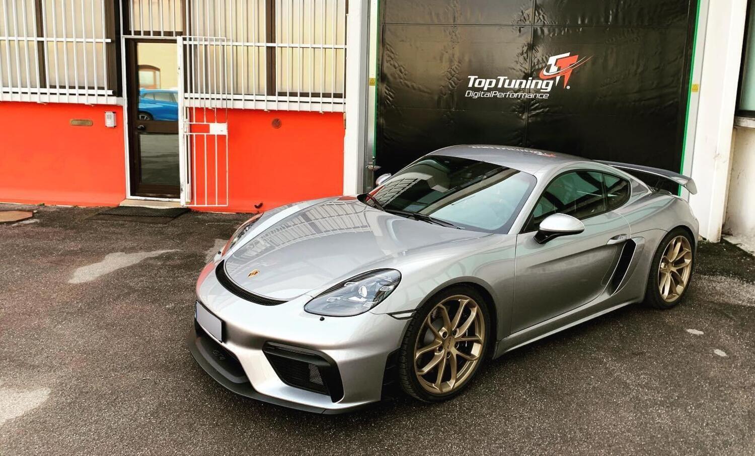 Porsche 718 Cayman GT4: con TopTuning è ancora più veloce