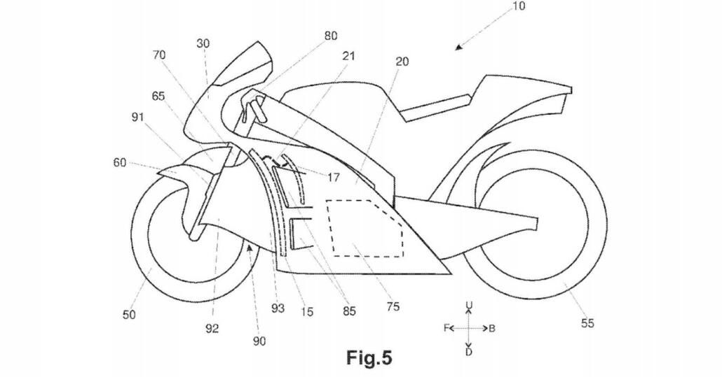 Aprilia brevetta una soluzione aerodinamica super sportiva. Per la RSV4?