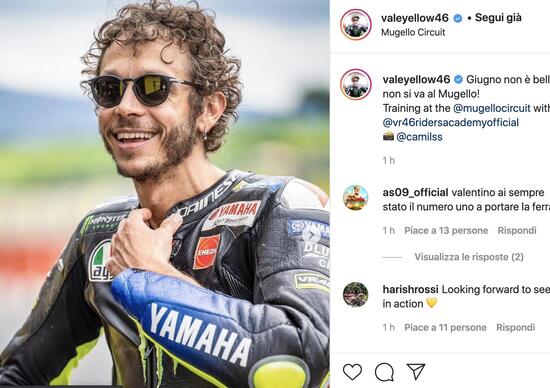MotoGP. Valentino Rossi: Giugno non è bello se non si va al Mugello MotoGP. Valentino Rossi: Giugno non è bello se non si va al Mugello