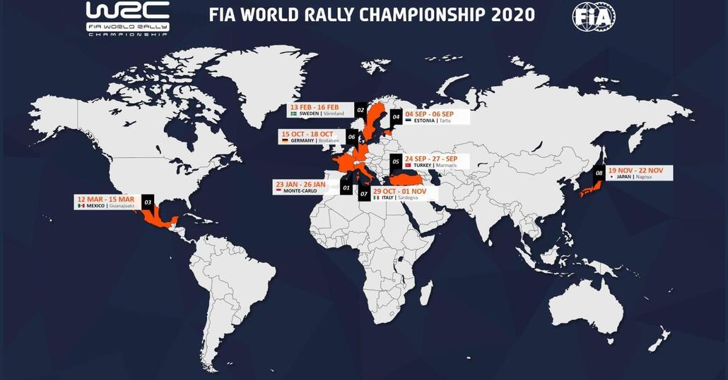 WRC 2020. E finalmente – Grazie Sardegna – è Calendario!