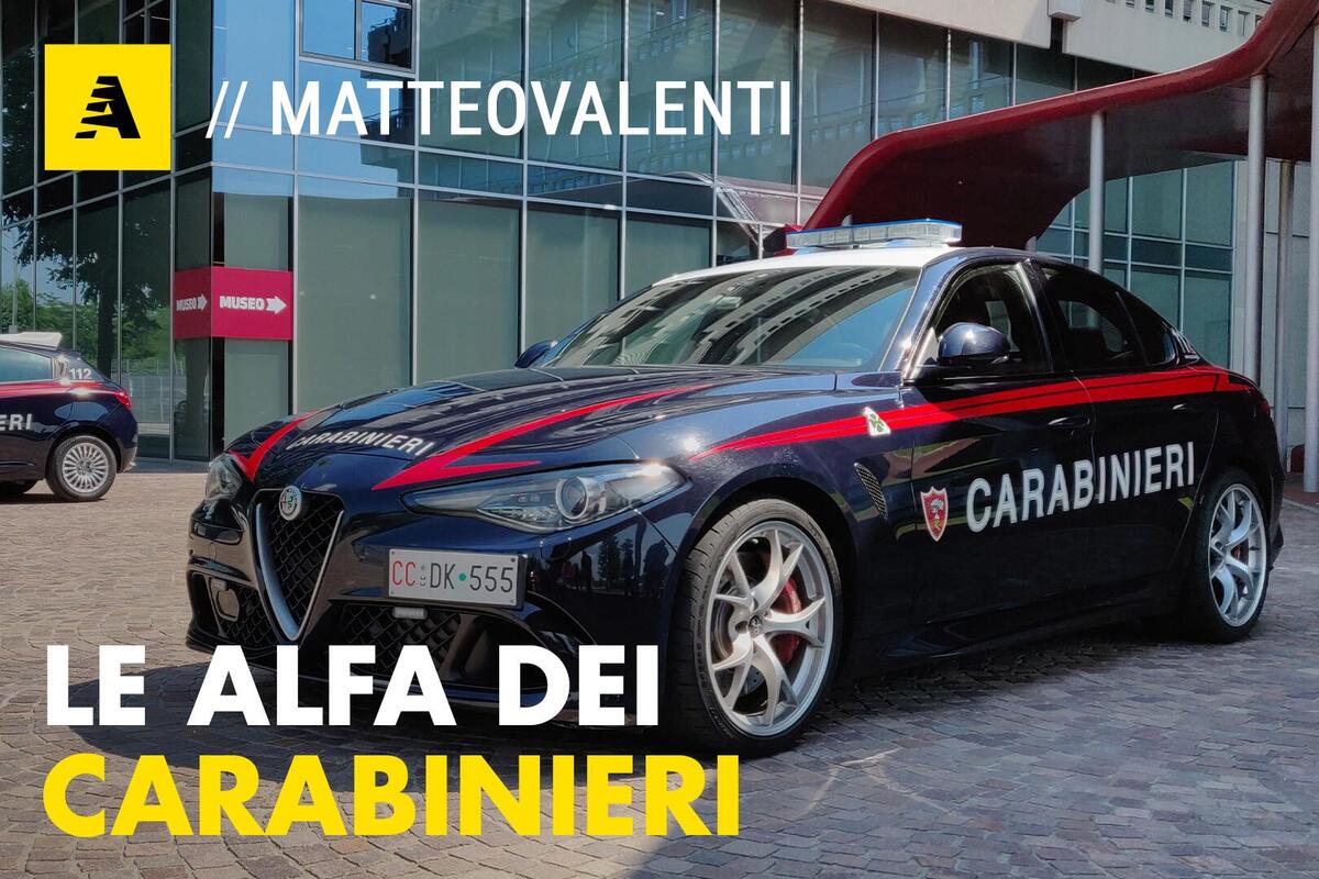 Le Alfa Romeo dei Carabinieri più belle della storia