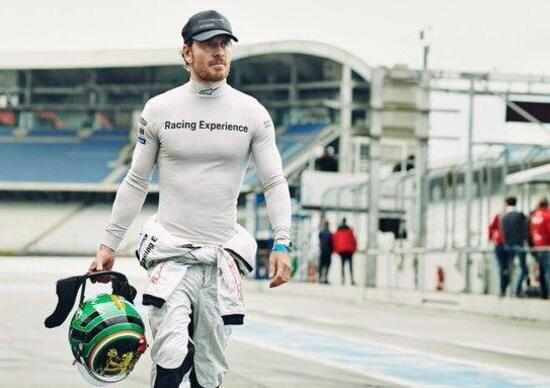 Michael Fassbender nell'ELMS su Porsche 911 RSR Michael Fassbender nell'ELMS su Porsche 911 RSR