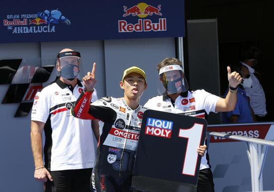 Moto3. Tatsuki Suzuki vince il GP di Andalusia 2020 a Jerez Moto3. Tatsuki Suzuki vince il GP di Andalusia 2020 a Jerez