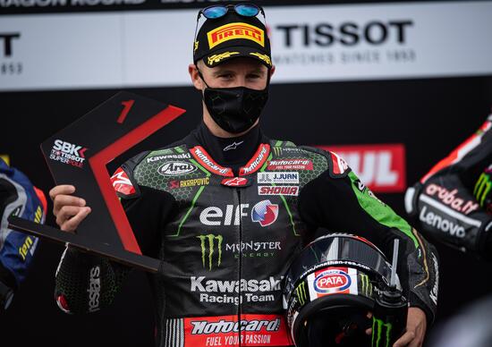 SBK 2020, GP di Aragona. Jonathan Rea si impone in Gara2 al Motorland SBK 2020, GP di Aragona. Jonathan Rea si impone in Gara2 al Motorland
