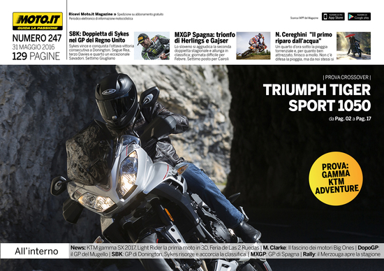 Magazine n°247, scarica e leggi il meglio di Moto.it Magazine n°247, scarica e leggi il meglio di Moto.it