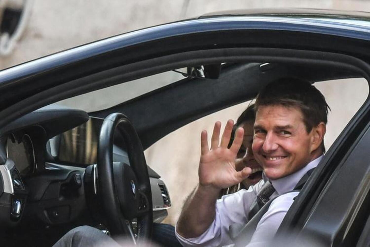 Sulle strade di Roma Tom Cruise gira il nuovo Mission: Impossible