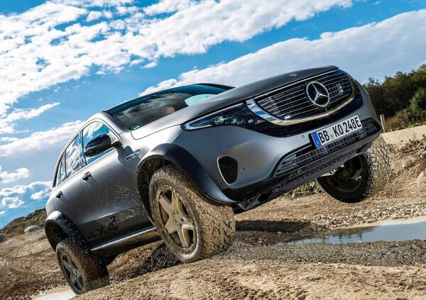 Classe G diventa elettrico? Ecco EQC 4x4² il fuoristrada BEV Mercedes