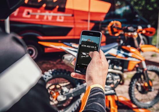 MyKTM: la App per motore e sospensioni delle SX-F 2021 MyKTM: la App per motore e sospensioni delle SX-F 2021