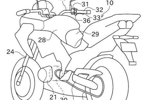 Kawasaki pensa ad una moto ibrida con il boost Kawasaki pensa ad una moto ibrida con il boost
