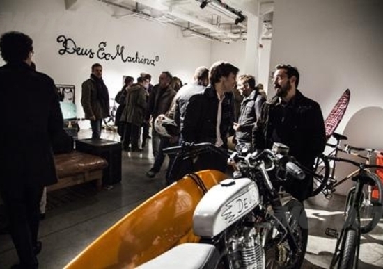 Esordio fuorisalone per Deus Ex Machina Italy Esordio fuorisalone per Deus Ex Machina Italy