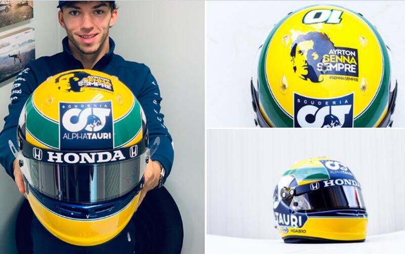 Gasly, a Imola il casco tributo a Senna: eccolo! - News - Automoto.it