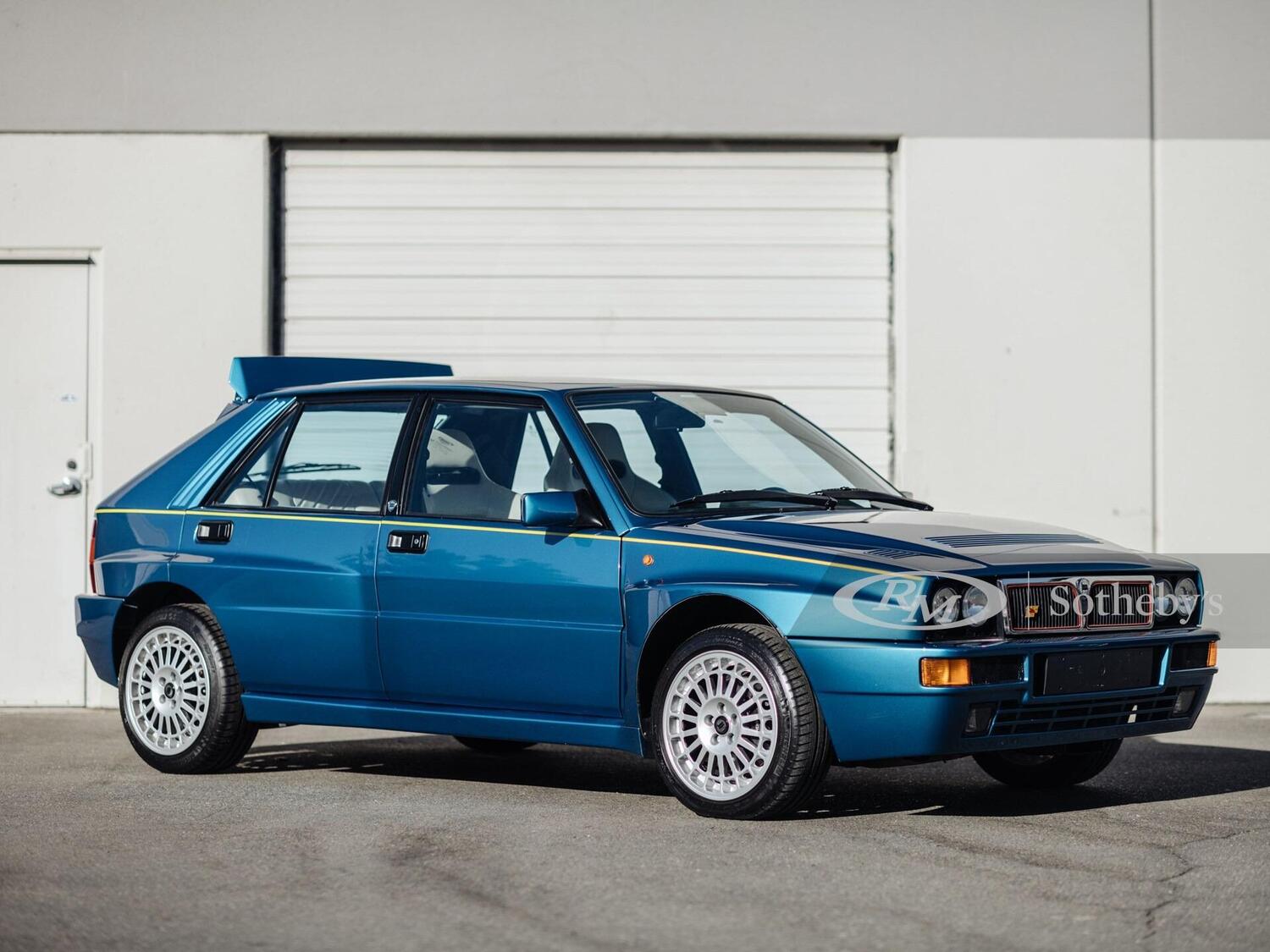 Lancia Delta Integrale: all'asta una bellissima “Blu Lagos” Evo 2