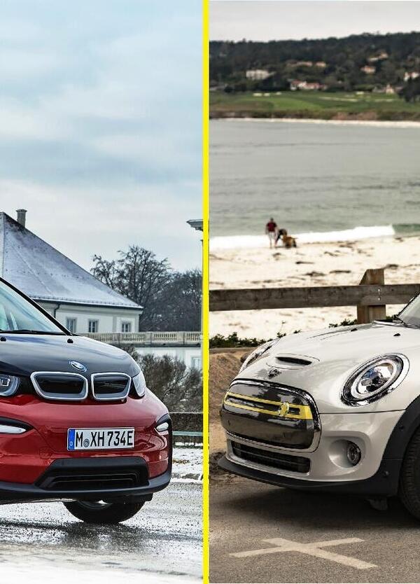 Quale auto elettrica, Confronto compatte premium: BMW i3s Vs Mini Cooper SE
