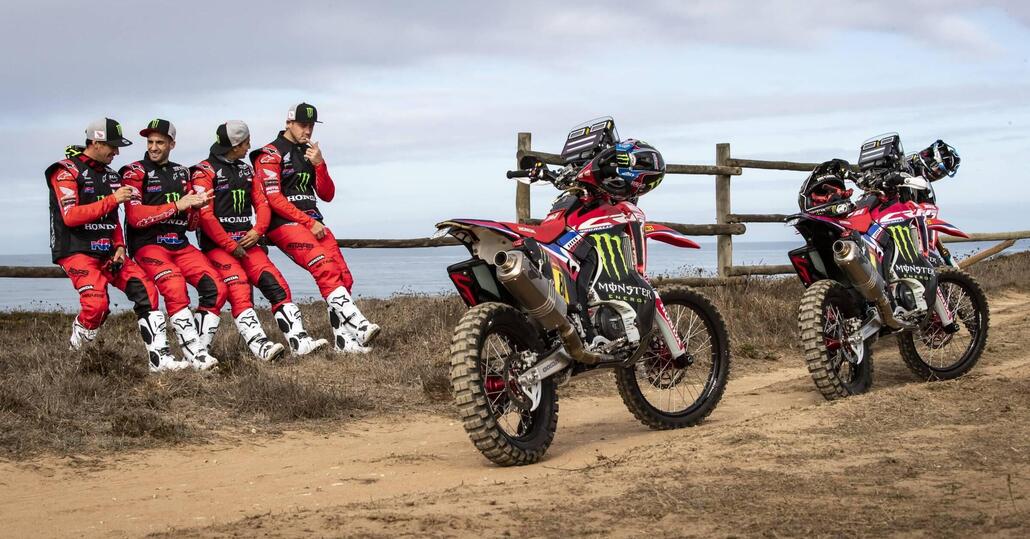 Dakar 2021. Monster Honda: presentato il fronte d’attacco