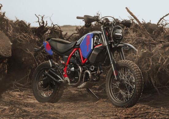 Hookie Co Scorpion: special e kit per Ducati Scrambler Desert Sled Hookie Co Scorpion: special e kit per Ducati Scrambler Desert Sled
