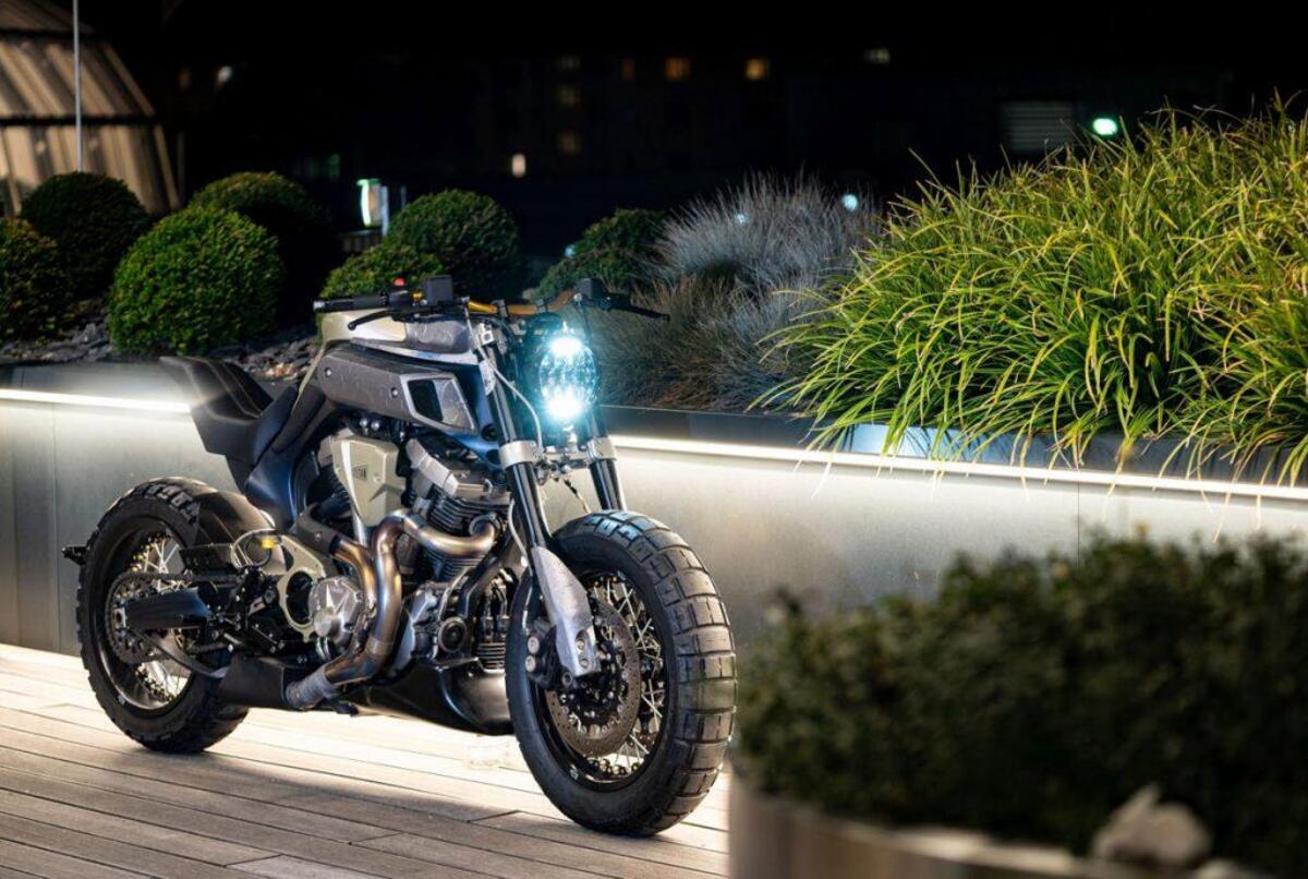 Titan Motorcycles Blue Falcon: an even wilder Yamaha MT-01 – News