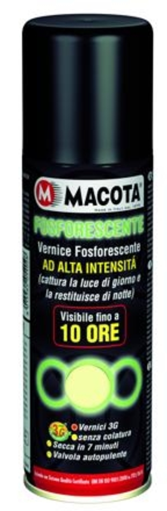 Macota Fosforescente: la vernice ad alta visibilità Macota Fosforescente: la vernice ad alta visibilità
