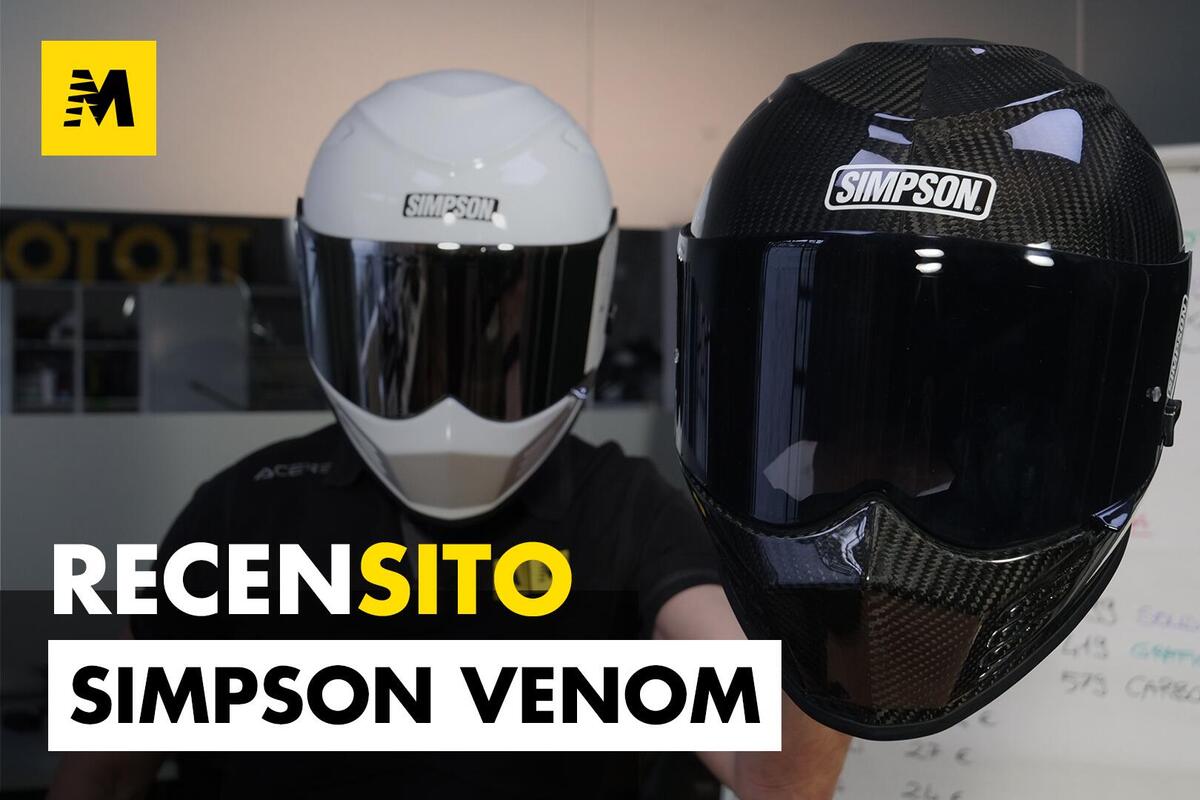 Simpson Venom. Ecco il casco più streetfighter che esista! - Accessori -  Moto.it