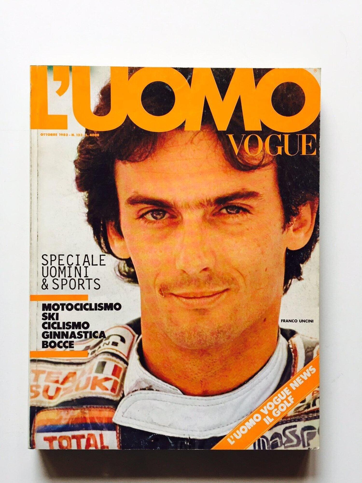 Franco Uncini LUomo Vogue 1983