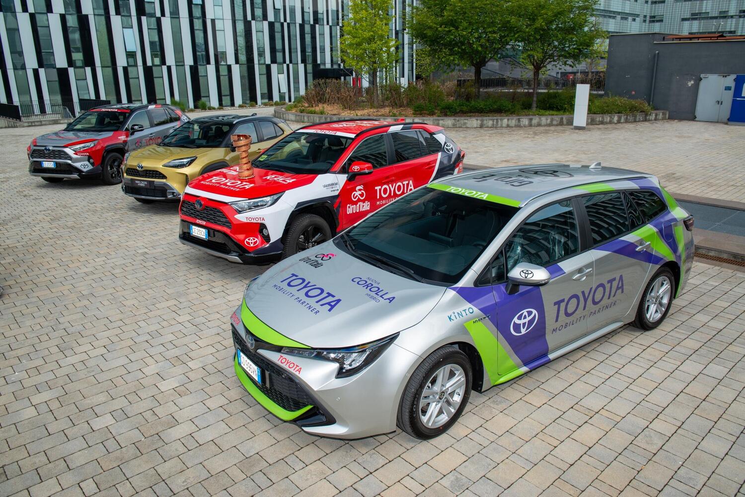 Toyota è l'auto ufficiale del Giro d'Italia 2021