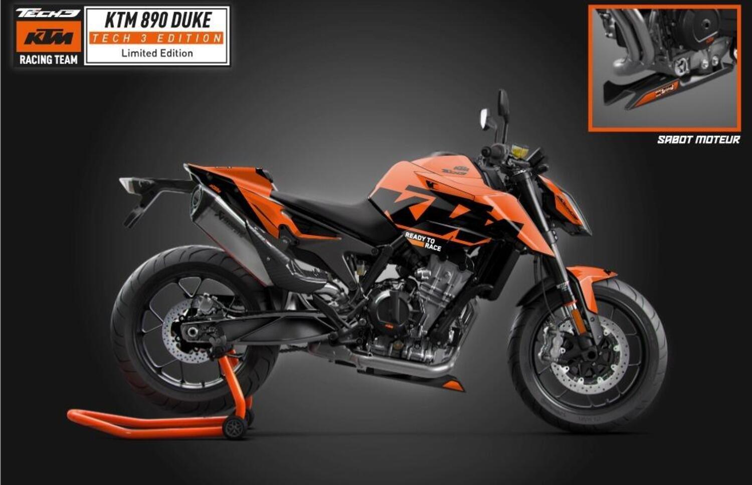 KTM 890 Duke Black Tech3 Limited Edition. Aria di MotoGP News Moto.it