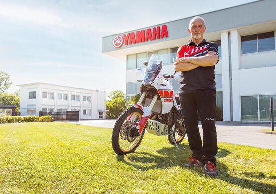 Franco Picco con la Yamaha Ténéré 700 alla Gibraltar Race Franco Picco con la Yamaha Ténéré 700 alla Gibraltar Race