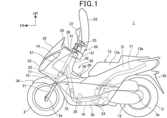 Honda deposita tre brevetti per airbag moto (e soprattutto scooter) Honda deposita tre brevetti per airbag moto (e soprattutto scooter)