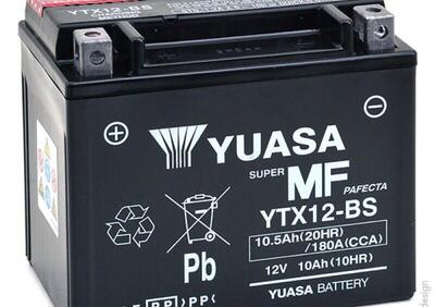BATTERIA ORIGINALE YUASA YTX12-BS VESPA GTS TOURIN - Annuncio 8394354