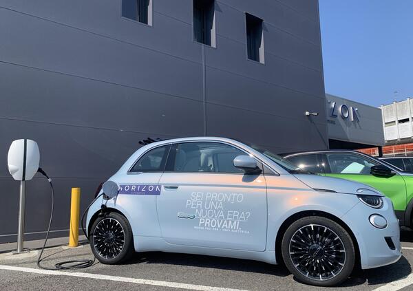 La ricarica di un’elettrica o ibrida con spina, Da Horizon Automotive: nuove colonnine nei Mobility Hub
