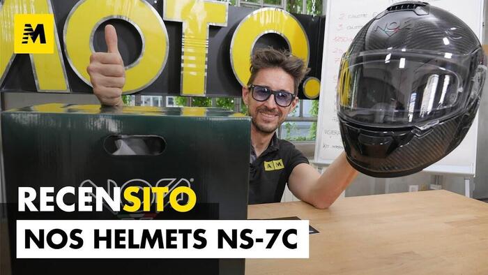 Nos NS-7C Carbon. Recensione casco sport-touring - Accessori - Moto.it