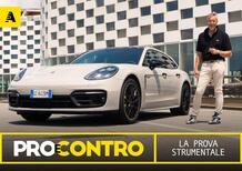 Porsche Panamera 4S e-Hybrid, PRO e CONTRO. La pagella e tutti i numeri della prova strumentale