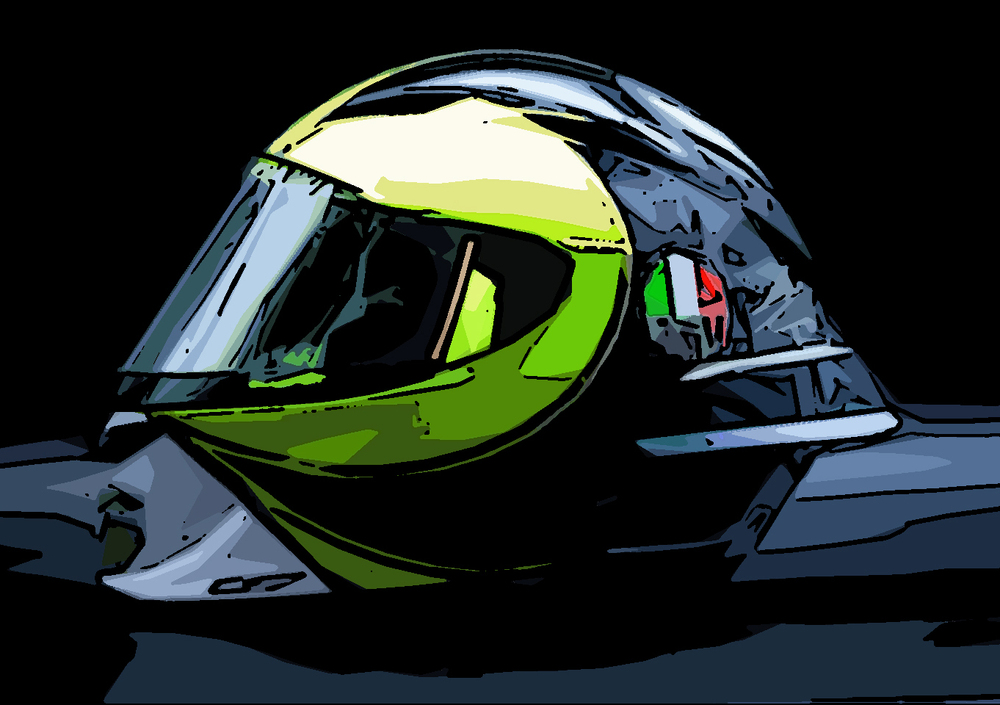 Luca Salvadori omaggia Valentino Rossi, la livrea del casco è speciale  [FOTO] - mowmag.com