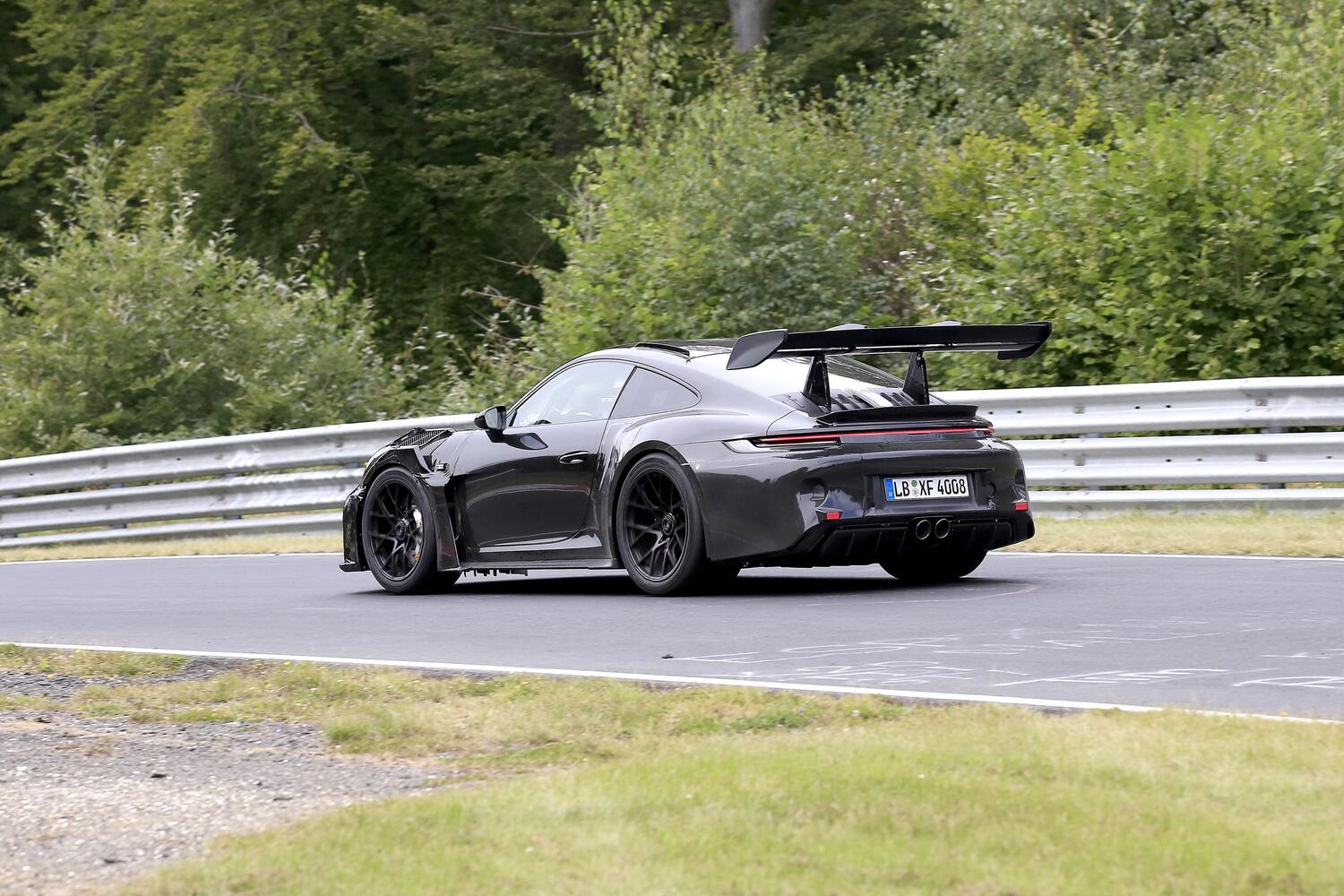 Porsche 911 GT3 RS, le foto spia al Nürburgring
