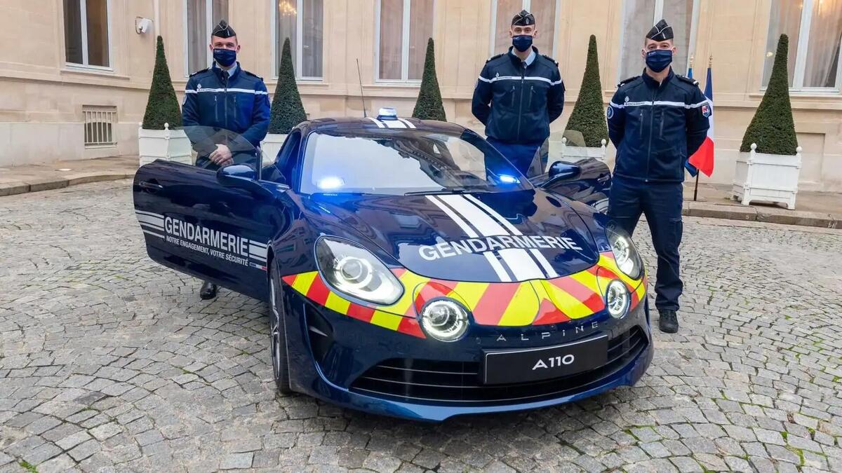 L’Alpine A110 à disposition de la police française – Actualités