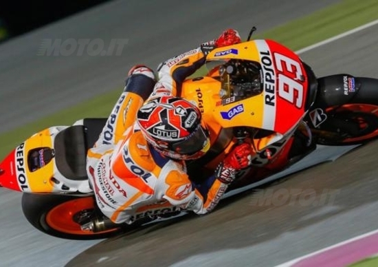 Marquez vince il GP del Qatar. Rossi 2° Marquez vince il GP del Qatar. Rossi 2°