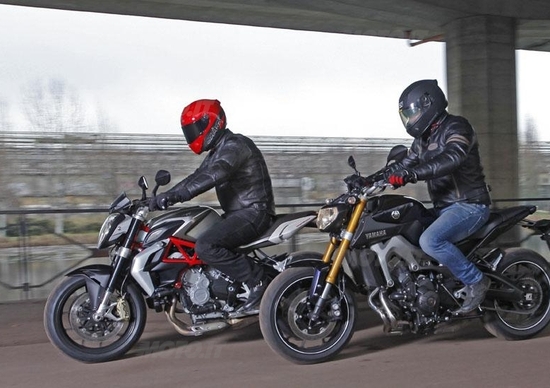 Mv Agusta Brutale 800 vs Yamaha MT-09 Mv Agusta Brutale 800 vs Yamaha MT-09