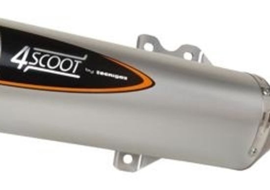 Impianto di scarico completo Tecnigas 4Scoot per Vespa GTS 300 Impianto di scarico completo Tecnigas 4Scoot per Vespa GTS 300