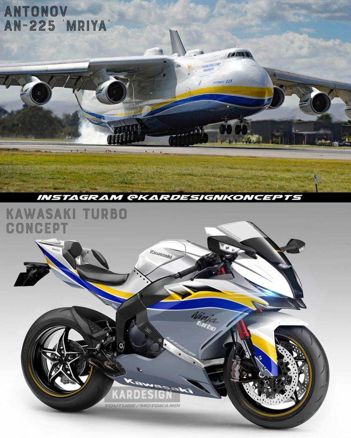 Kawasaki Ninja en colores Antonov ucranianos – Noticias
