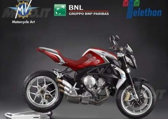 MV Agusta Brutale 800 in asta per Telethon MV Agusta Brutale 800 in asta per Telethon
