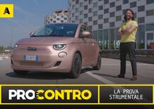 Fiat 500e 3+1 elettrica, PRO e CONTRO | La pagella e tutti i numeri della prova strumentale [Video]