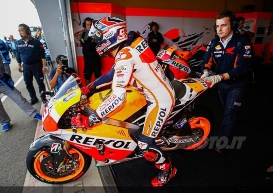 Marquez in testa anche nel Warm up al Sachsenring Marquez in testa anche nel Warm up al Sachsenring