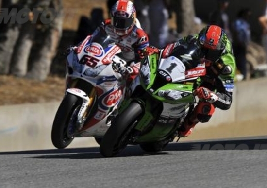 SBK. Sykes si aggiudica Gara2 a Laguna Seca SBK. Sykes si aggiudica Gara2 a Laguna Seca