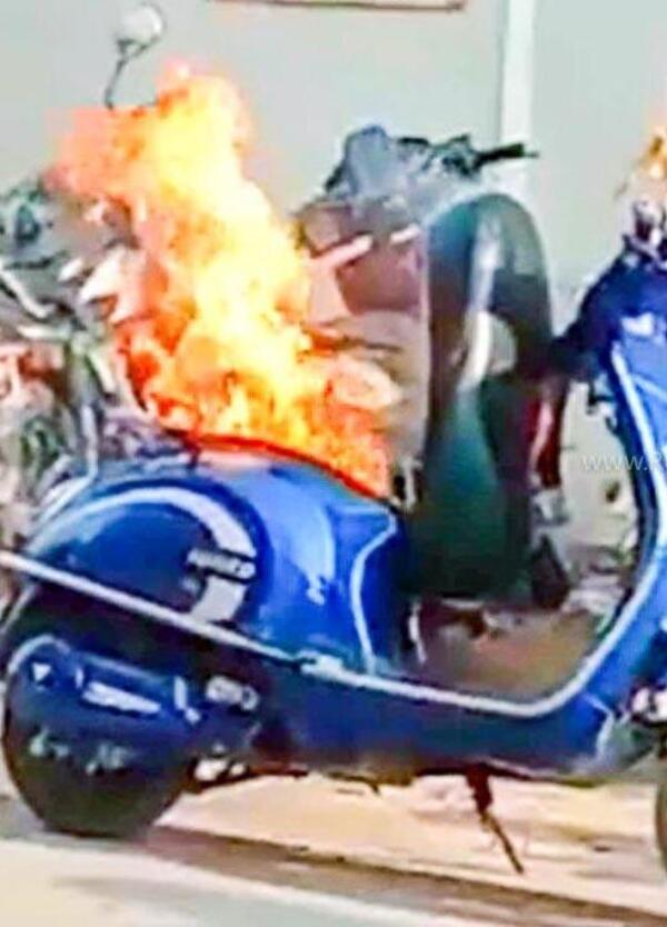 India. Scooter in fiamme, le indagini portano a risultati shoccanti