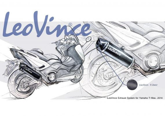 Silenziatore LeoVince Nero per Yamaha T-MAX 530 Silenziatore LeoVince Nero per Yamaha T-MAX 530