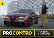 Alfa Romeo Giulia Quadrifoglio, PRO e CONTRO | La pagella e i numeri della prova strumentale [Video]